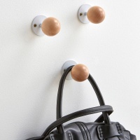 Комплект из 3 вешалок-крючков настенных Agama единый размер белый LA REDOUTE INTERIEURS  фото, kupilegko.ru